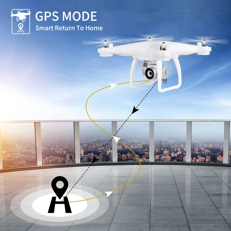 JJR/C JJRC H68G Дрон GPS 5G Wi Fi Профессиональный Квадрокоптер 720P камера Широкоугольный
