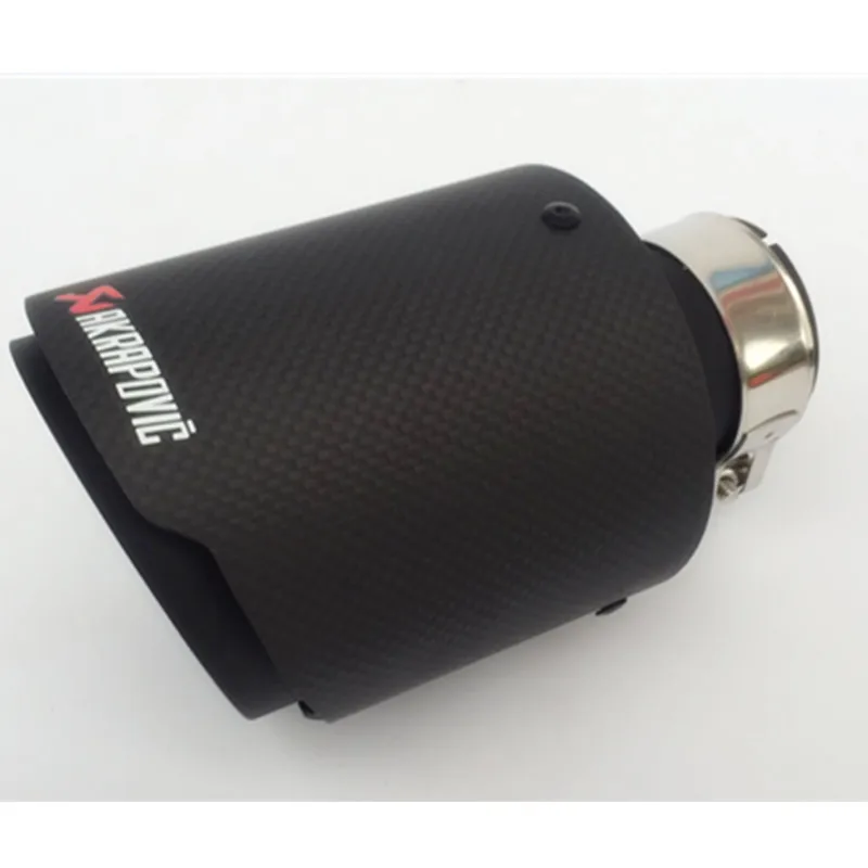 1 шт. Akrapovic выхлопные трубы глушитель Escape с черным покрытием для F10 F20 F30 W204 W212 W211 выхлопные трубы автомобиля Mulffer