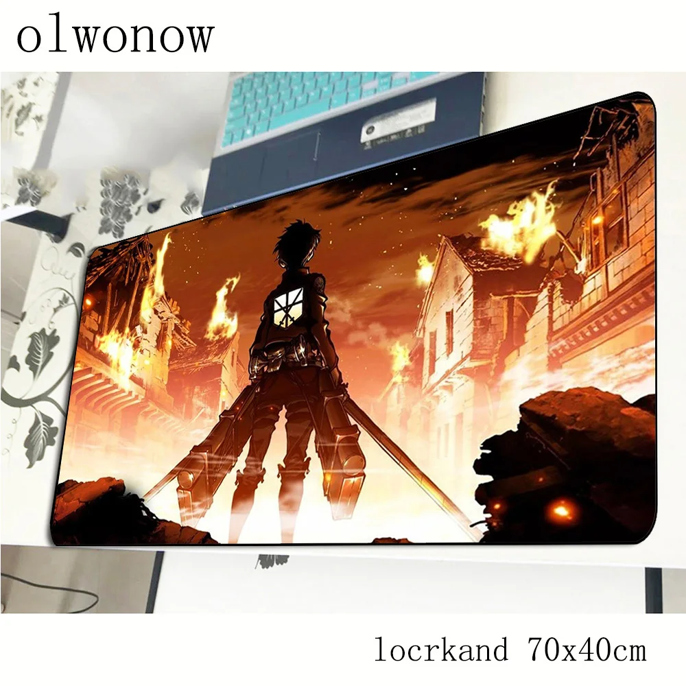 Attack on titan коврик для мыши геймер Лидер продаж 700x400x2 мм notbook игровой популярные от