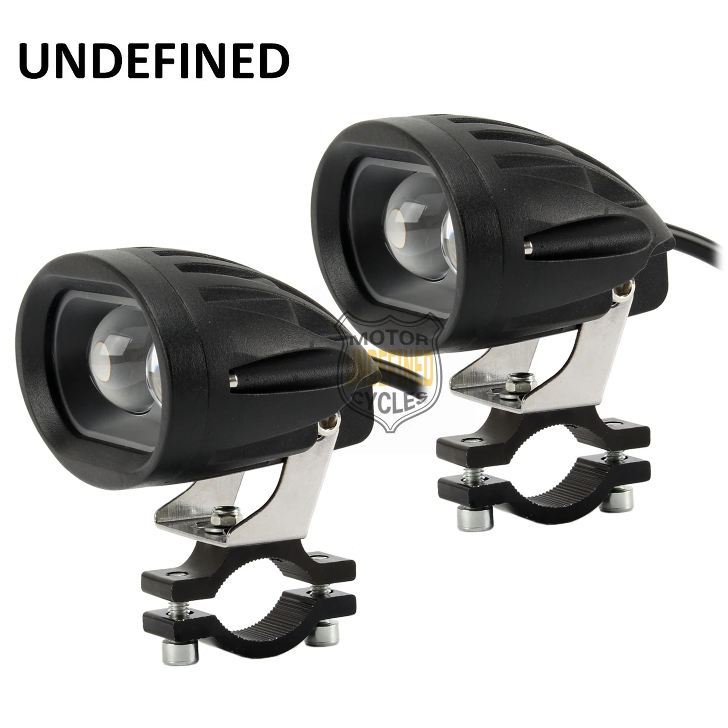 

UNDEFINED New Universal Motorbike 1 Pair 20W Aluminum Dual LED Driving Spot Spotlight Light Lamp For Harley Dyna Street Fat Bob