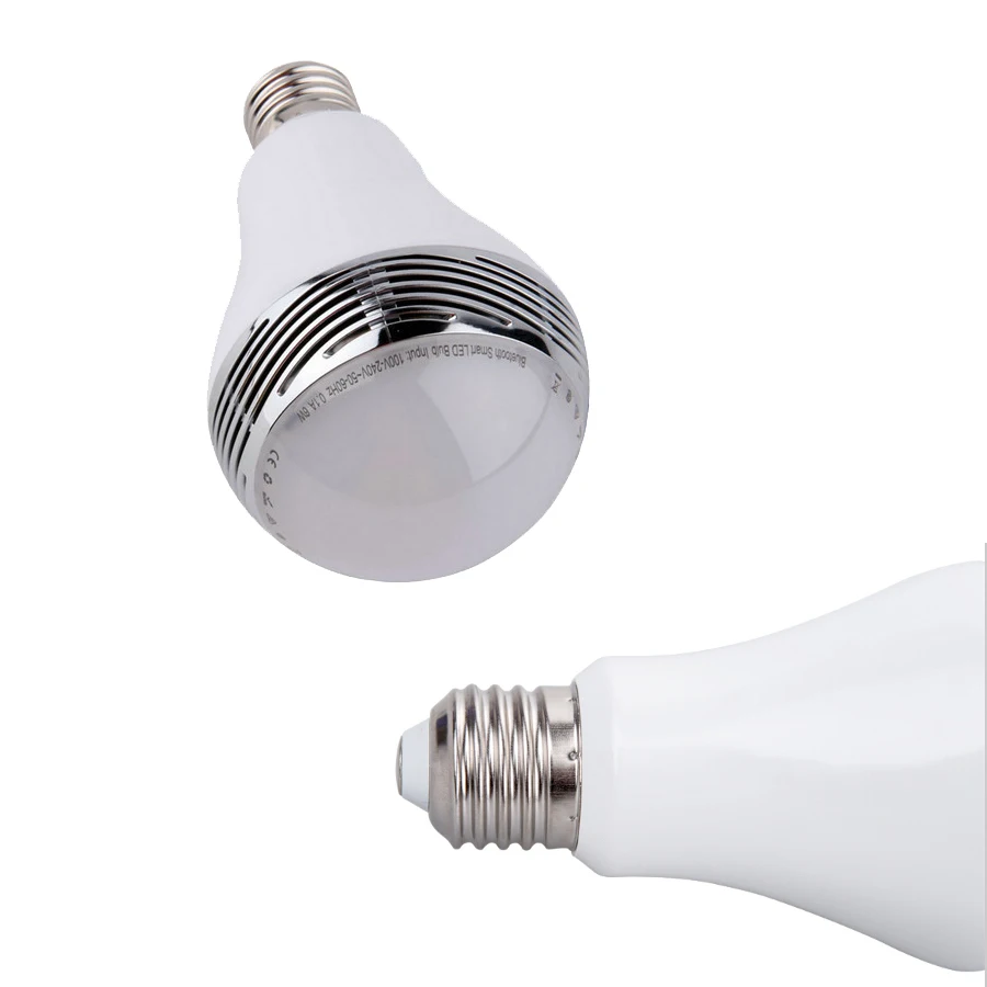 Мини беспроводной bluetooth динамик WIFI приложение Смарт лампочка колонки RGB сабвуфер