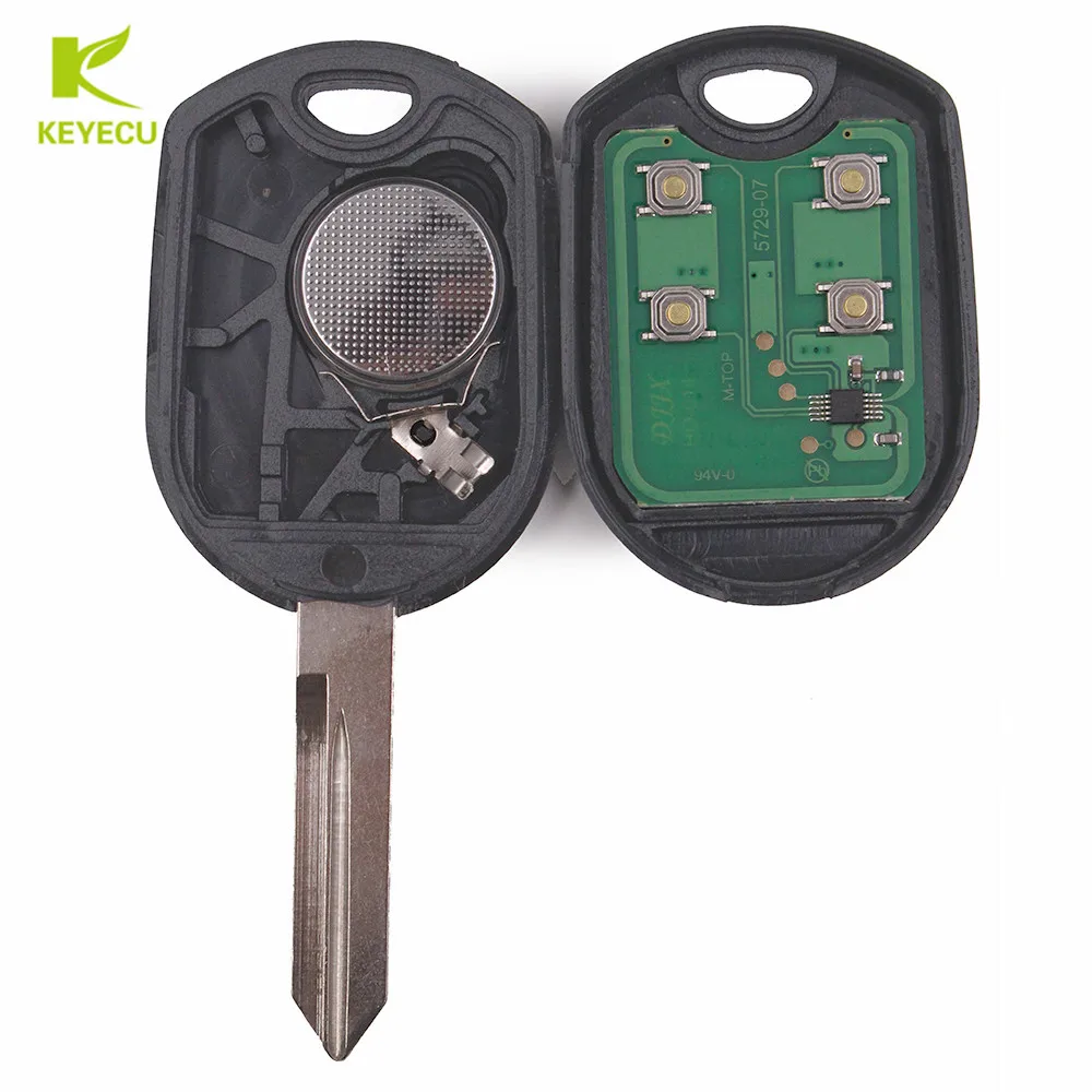 KEYECU 4 Button Remote Control Key Fob 433MHz 4D63 Chip for Ford Mustang Exploror Edge Lincon FCC: CWTWB1U793 | Автомобили и
