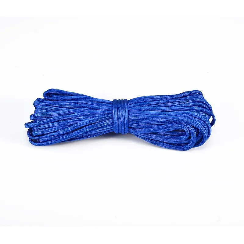 Blue Паракорд 550 парашютный шнур для палатки веревка для наружного туризма Кемпинг-параккорд 4 мм браслет для выживания веревка - Цвет: Blue