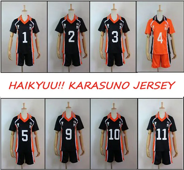 9 стилей Haikyuu! Karasuno High School спортивный костюм для косплея Haikiyu Hinata Shyouyou Kageyama Tobio
