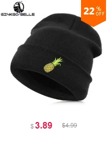 Beanie Hat Skullie Cap Slouchy Winter Embroidery Punk Cool Men Women Boy Girl Teens Street Dance- Alphabet H Name Abbreviation