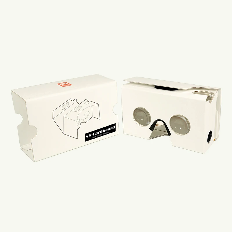 Новая коллекция VR картона Google cardboard 3D Очки виртуальной реальности коробка shinecon