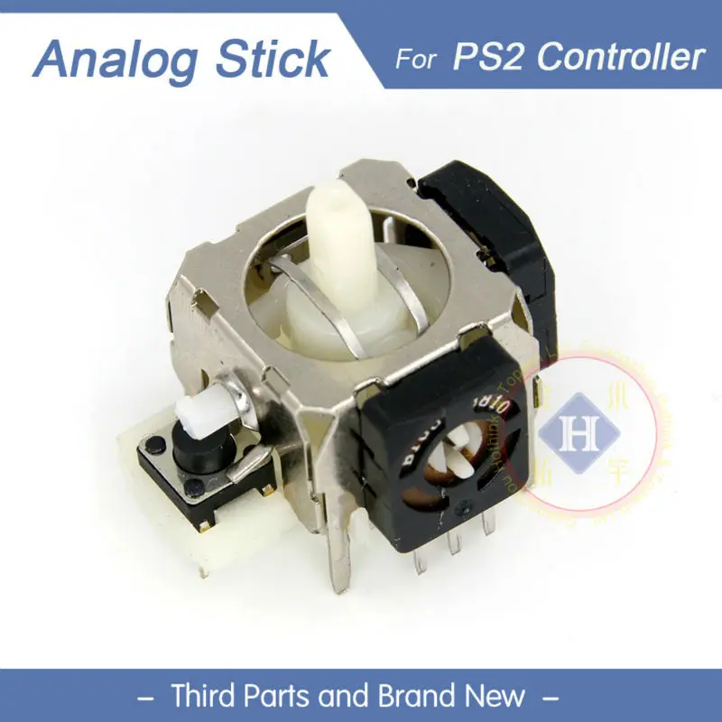 100pcs New Repair part 3D joystick analog Thumb stick for XBOX 360 controller Dualshock 2 Playstation 2