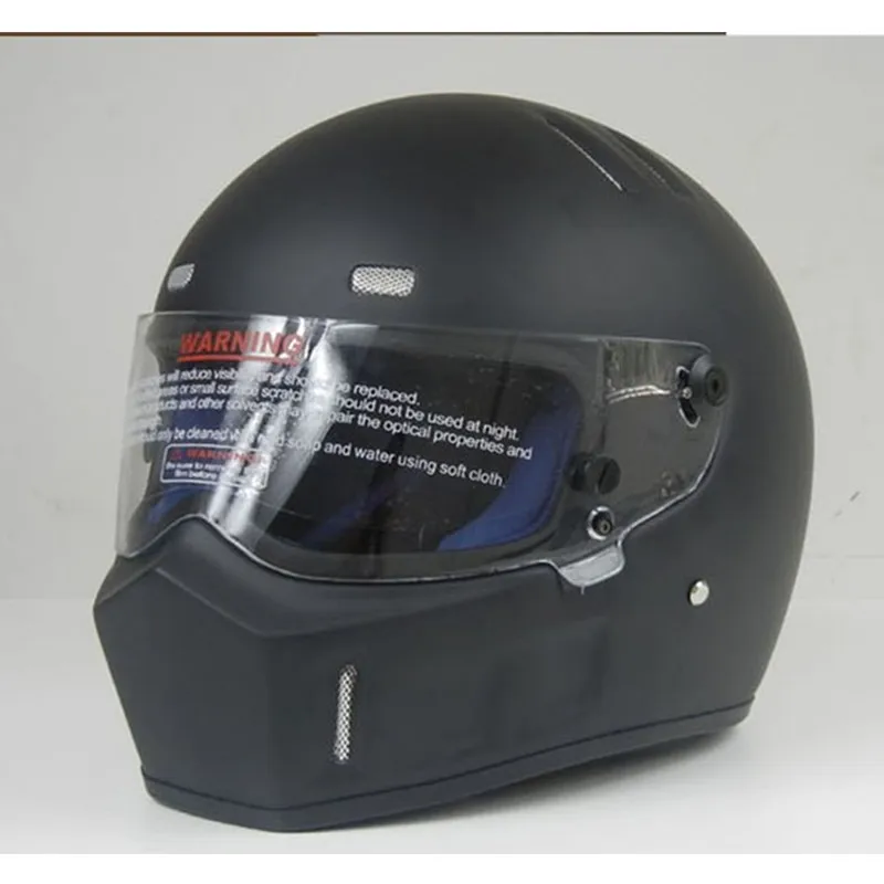 DIY Симпсон стекловолокно полный шлем мотоциклетный шлем CRG ATV-1 шлемы Звездные войны, шлем+ Симпсон логотип - Цвет: Черный