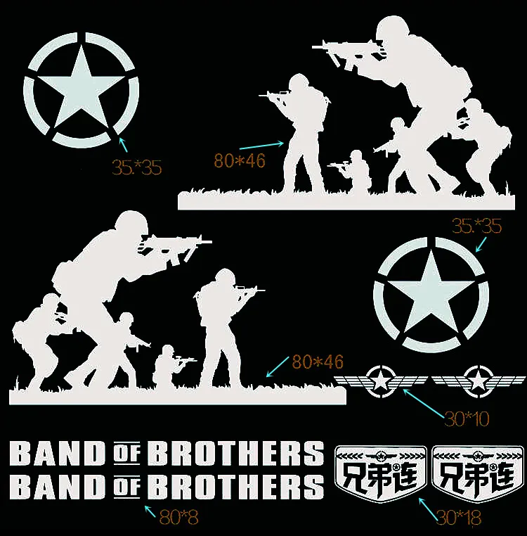 10 шт. большой Размеры армии США Второй мировой войны солдата автомобилей всего