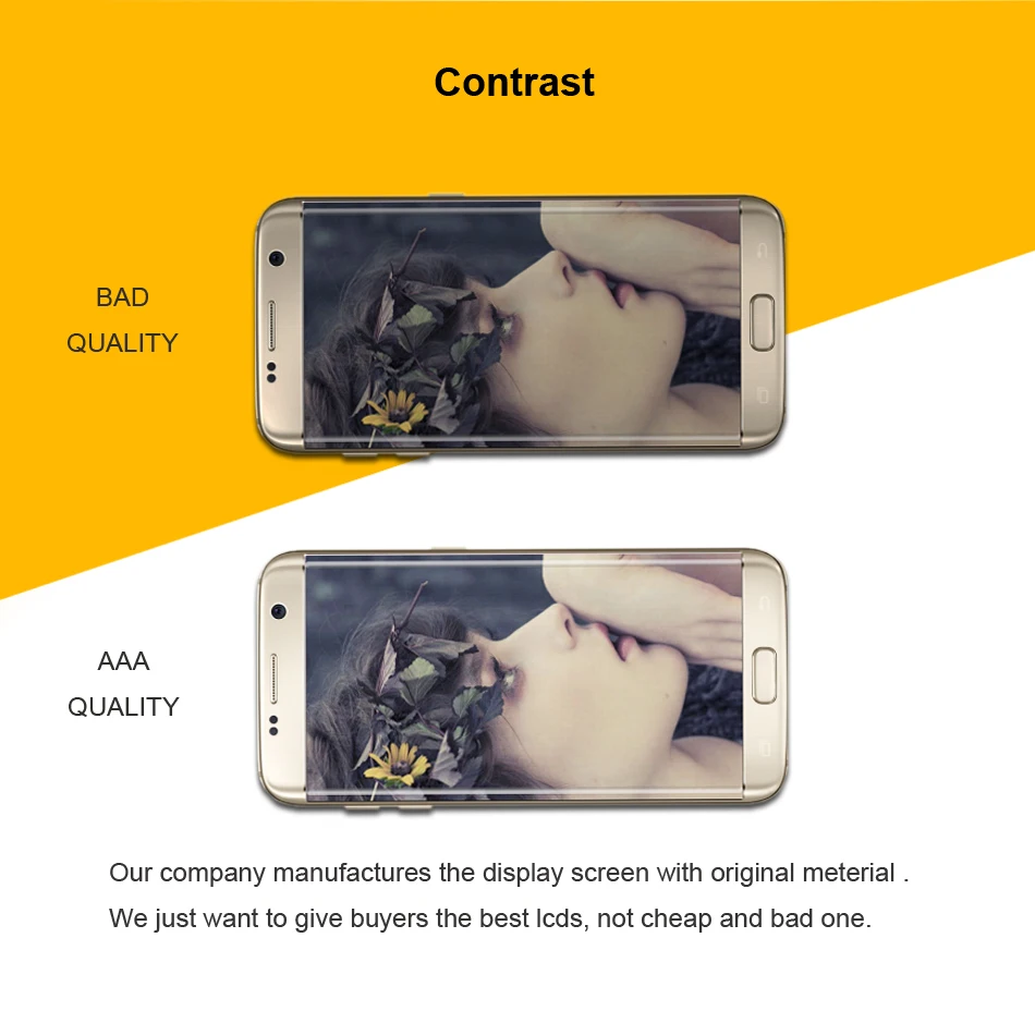 AAA 5 'AMOLED дисплей для Samsung S7 Edge G935 G935F сменный сенсорный экран дигитайзер LCD|Экраны