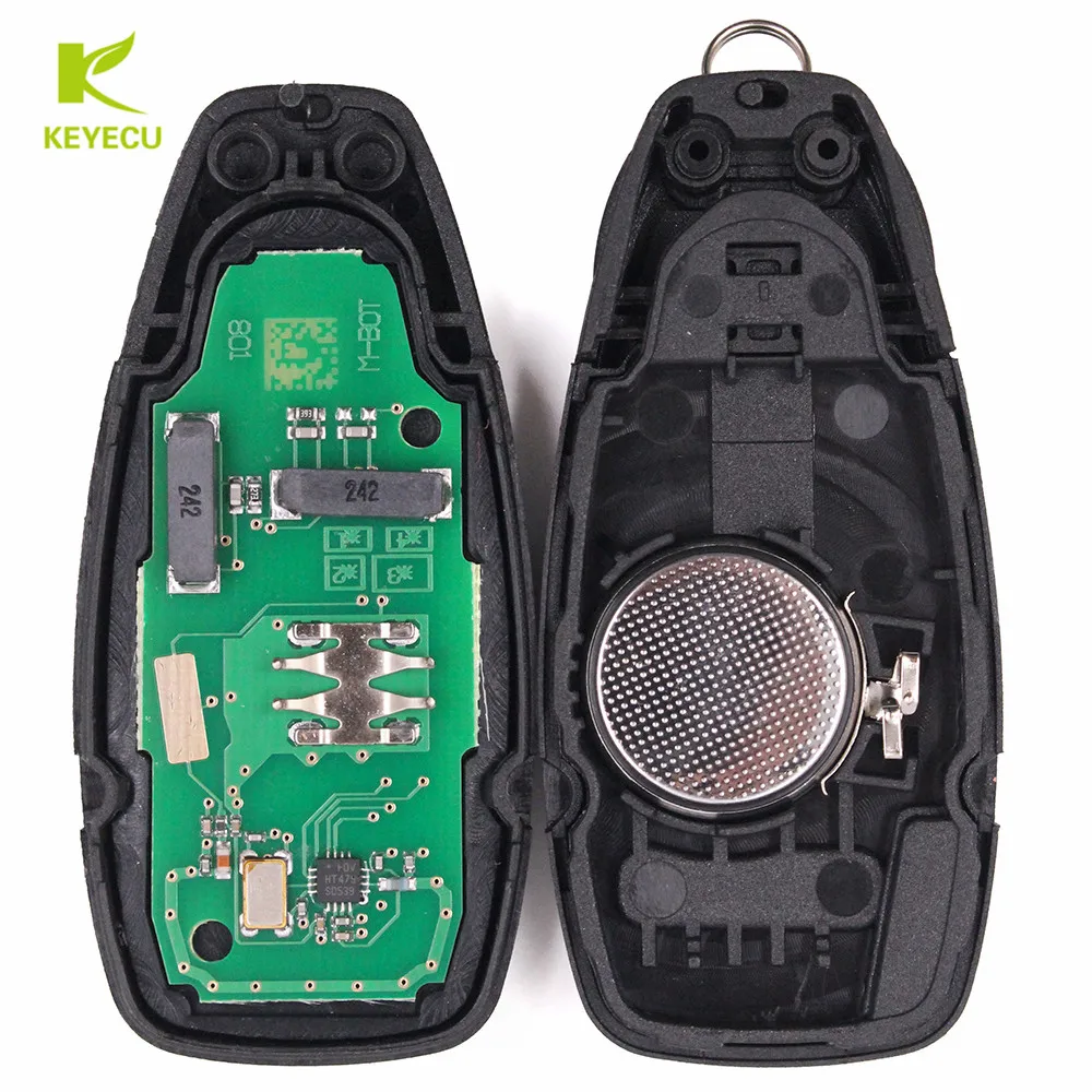 KEYECU KR55WK48801 умный дистанционный ключ для Ford Focus C Max Mondeo Kuga Fiesta B 433/434 МГц 4D63 80Bit