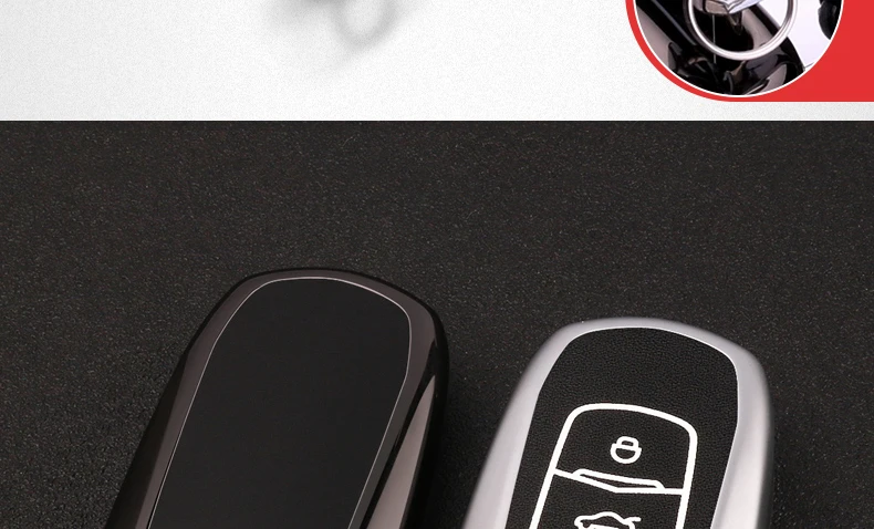 Цинковый сплав+ светящийся чехол для дистанционного ключа для Geely Emgrand EC7 EC8 EC718 EC715 Глобальный ястреб GX7 GS GC9 аксессуары