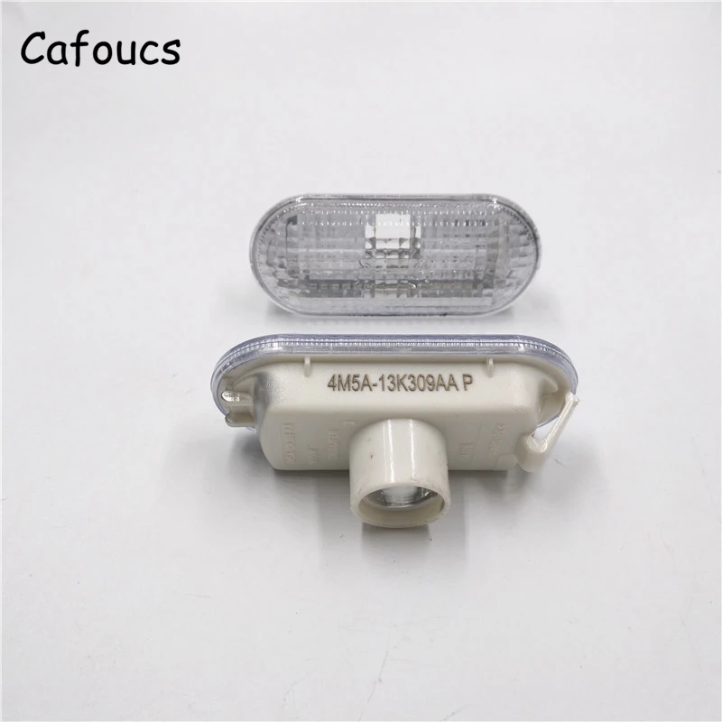 Cafoucs автомобильный Fender боковая листовая фара для Ford Focus 2 2005 2008 сигнальная лампа