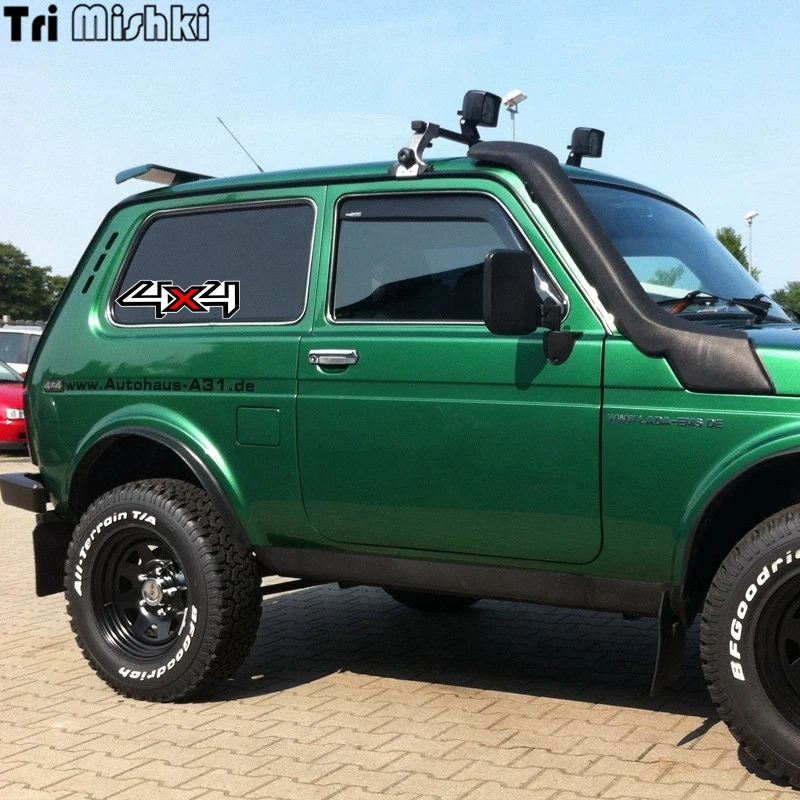 Tri mishki WCS614#30*9,25 см 22*6,7 см 4X4 внедорожные наклейки смешные красочные наклейки для автомобиля авто автомобиль