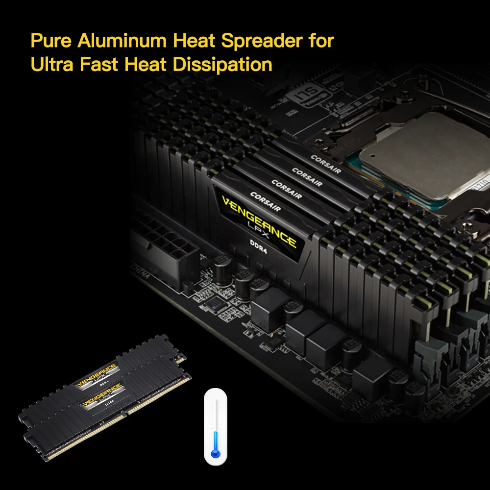 CORSAIR месть LPX Оперативная память DDR4 8 Гб PC4 2400 МГц 3000 3200 кабельный адаптор Память 16