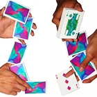54 шт., коллекция игральных карт Cardistry, черная основа, бумага для покера, творческие подарочные карты, волшебные трюки