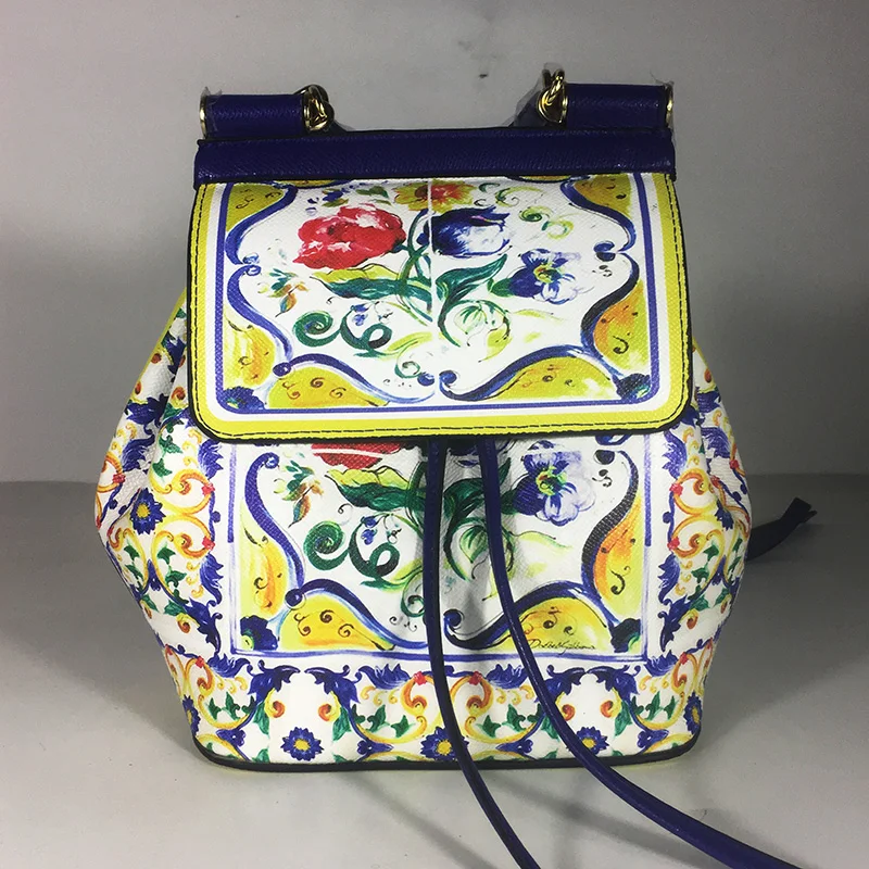 Винтажный дизайнерский женский рюкзак в римском стиле из натуральной кожи