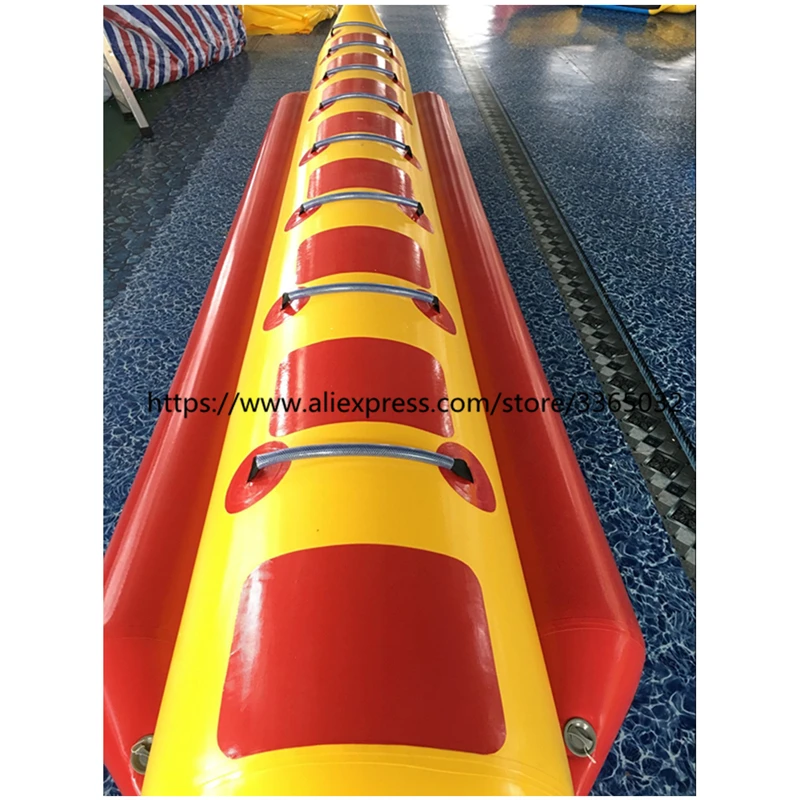 Дешевые цены аквапарк спортивные игры игрушки Fly Fish Tube надувная Банановая