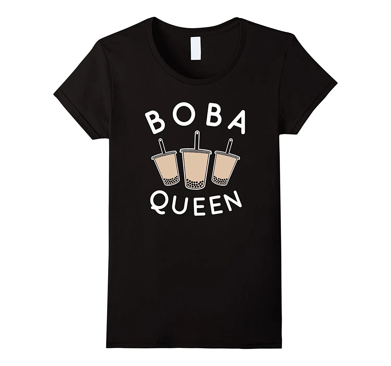 Boba queen, футболка, ледяной напиток, чай, пузырь, Боба, футболка, натуральный хлопок, с принтом, женская футболка, дешевая распродажа, Женский Топ, футболка