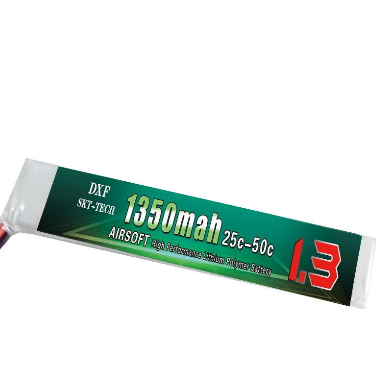 2017 хорошее качество DXF Lipo аккумулятор 2S 7 4 В 1350 мАч 25C AKKU Mini Airsoft Gun Аккумулятор RC
