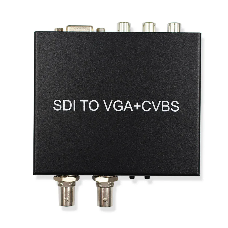 Преобразователь SDI в VGA + CVBS/AV/RCA трансляционный преобразователь видео сигнала SD/ HD/