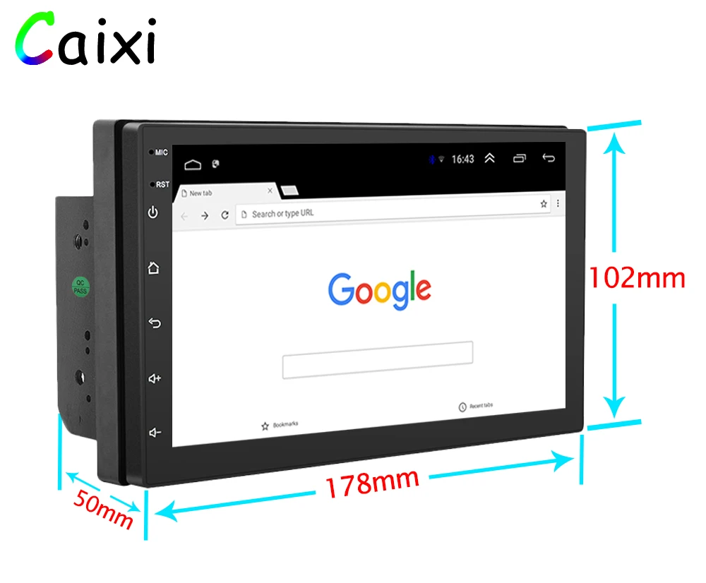 2DIN автомобильный мультимедийный плеер Andriod gps навигация HD Авторадио WiFi 2 USB " автомобильный аудио Радио стерео для VW Nissan Kia toyota