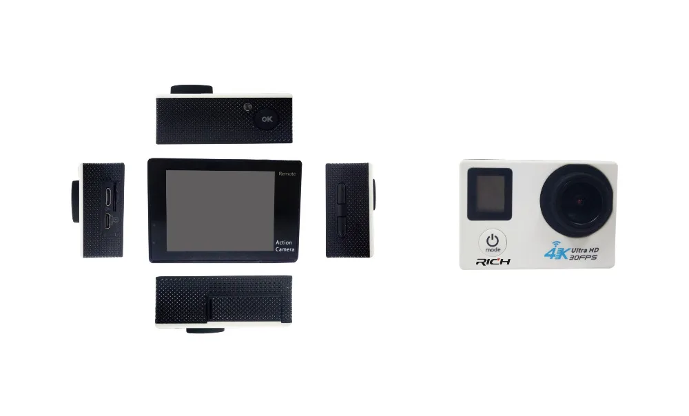 V903D Action Camera Allwinner V3 4K Ultra HD 30M Waterproof pro Sports | Электроника