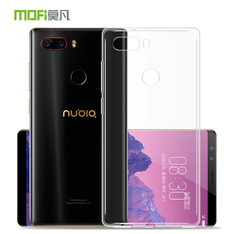 For ZTE nubia z17 s Case Silicon Soft Back Cover MOFi Transparent TPU Nubia Z17s 5.73 inch Cell Phone |