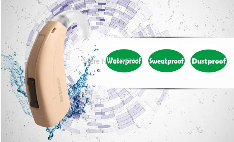 Новинка! 2 шт./лот цифровой слуховой аппарат SIEMENS FUN P для пожилых людей умеренная сильная потеря мини Мощный беспроводной слуховой аппарат