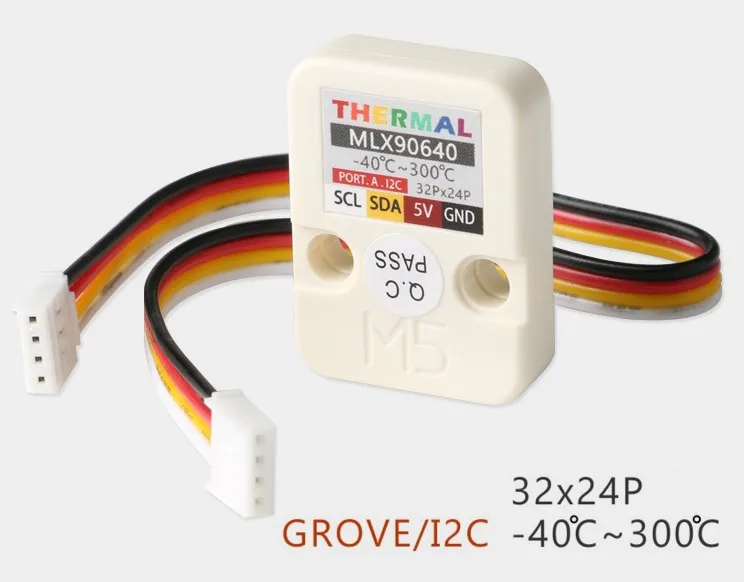 MLX90640 M5Stack серии тепловая камера модуль 32*24 MCU90640 инфракрасный тепловизионный сенсор модуль MLX90640BAA mlx90640ab