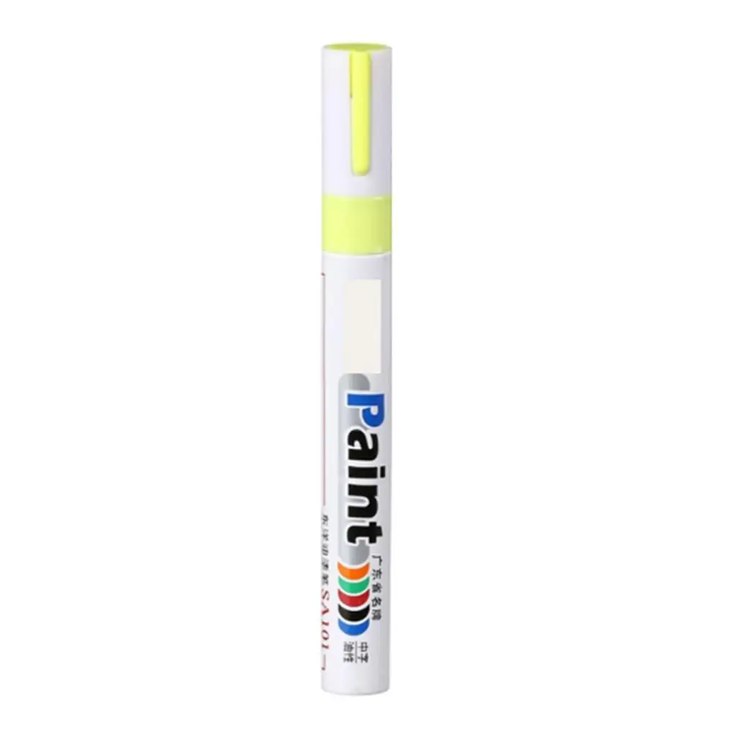 Y Waterproof Non-toxic Permanent Tire Paint Pen Color 8ml 2-3m Paint Maker - Цвет: Y