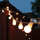 Сказочный светсветильник льник, 23 м, 25 лампочек, гирлянда из светодиодов, Рождественская гирлянда для патио, украшение для свадьбы, вечевечерние
