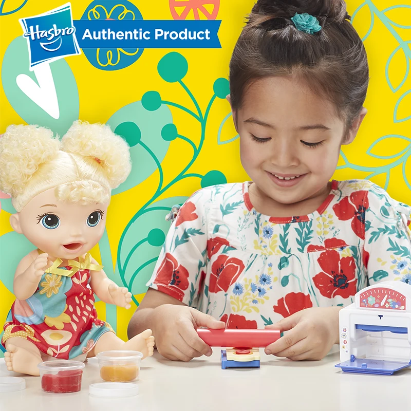 Hasbro Baby Alive Snackin' Treats детские игрушки развивающие детские куклы реалистичные Reborn Baby Alive подарки для девочек игрушки