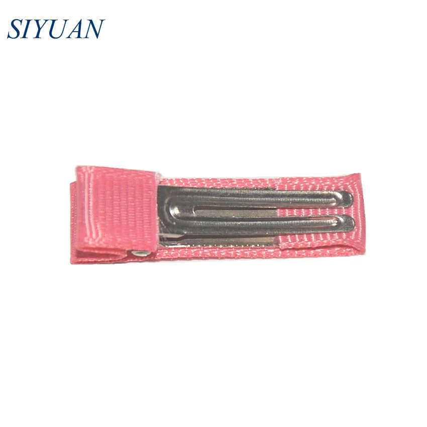 60pcs/lot high quality 1.38 inch Mini DIY Satin Ribbons Clips Girl Colorful Alligator Hair pins JZ03 |