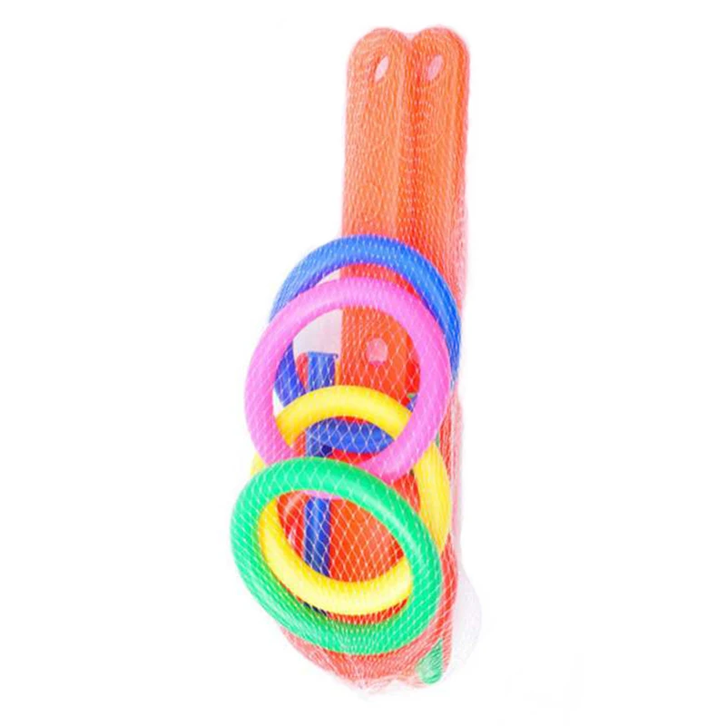 1pcs NEW Hoop Ring Toss Plastic Quoits Garden Game Pool Toy Outdoor Fun Set toys for children Puzzle parent-child toy | Игрушки и хобби