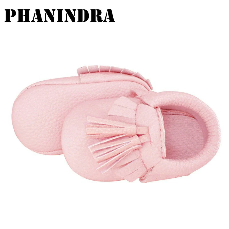 Мокасины обувь для первых шагов новорожденных девочек начинающих ходить кожаная