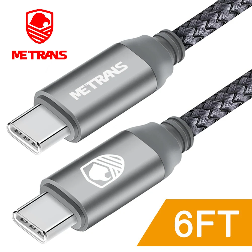 Meтранс 2 м usb type C к USB кабель для samsung huawei PD быстрой зарядки USB2.0 3A 60 Вт MacBook IPad