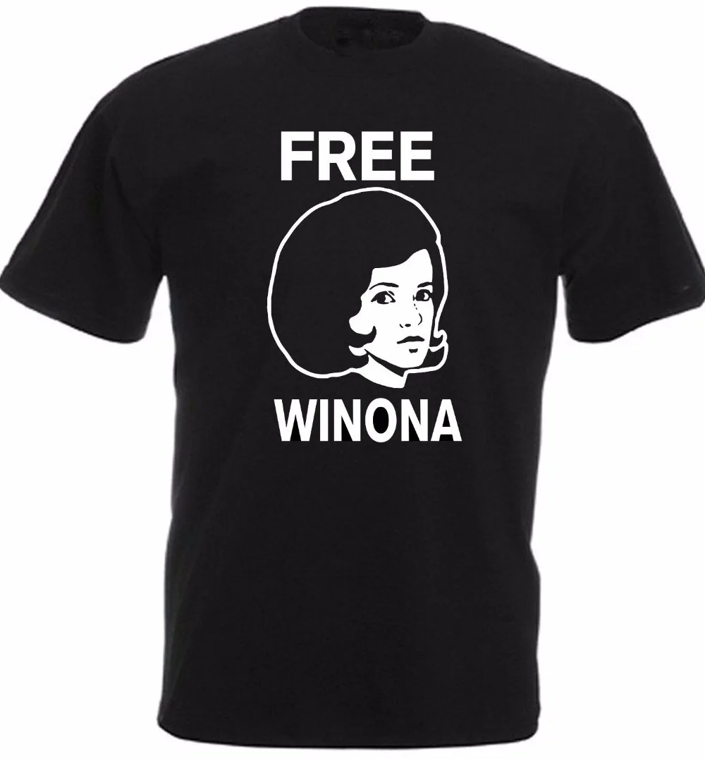 

Newest 2018 Men T-Shirt Fashion O-Neck Cotton T Shirts Man Clothing Free Winona Printed T Shirt Short Sleeve Men