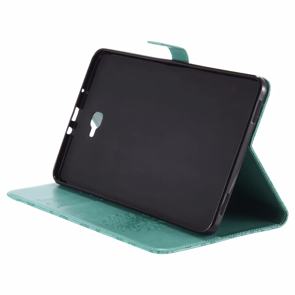 Tab A 10,1 SM-T585 чехол Обложка тиснением цветочный Чехол-книжка из искусственной кожи чехол для Samsung Galaxy Tab A6 10,1 T585 T580 T580N Fundas