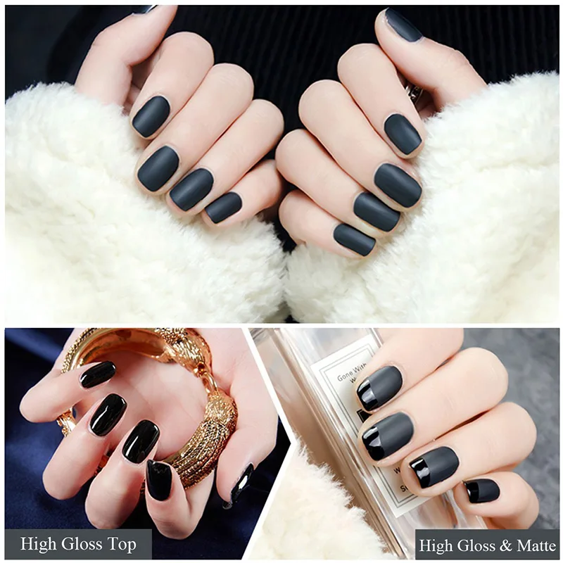 Матовое верхнее покрытие светодиодный гелевое покрытие для ногтей Nail Art Vernis перманентность UV пластина верхнее покрытие Oje Лаки матовый топ гель лак 8 мл/15 мл