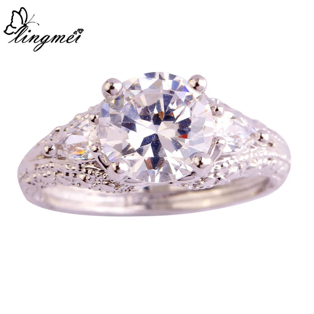Женское серебряное кольцо с фианитом размеры 6 9/10/11 пар|couple rings|ring womencolorful ring |