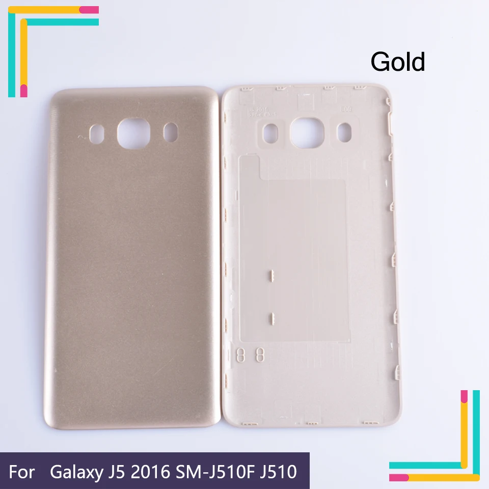 Новая задняя дверь для Samsung Galaxy J5 j510 SM-J510F J510FN J510Y J510M J510G Корпус задняя крышка с логотипом