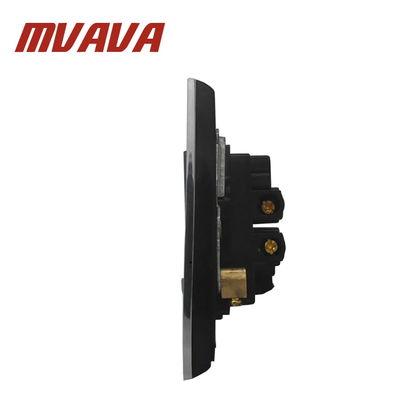 Mvava 5 контактов универсальный Sokcet 10A 16A AC 110 250 В матовый серебристый сатиновый