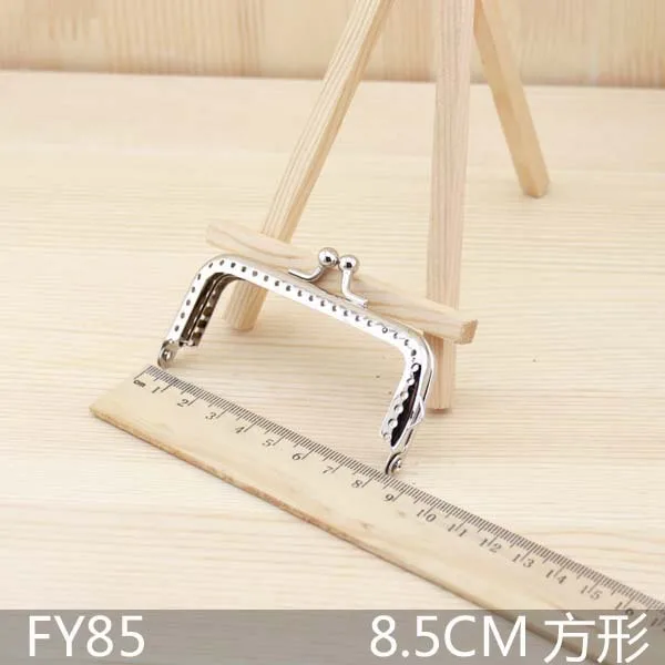 Квадратная металлическая рамка для кошелька размером 20 шт./лот серебристого