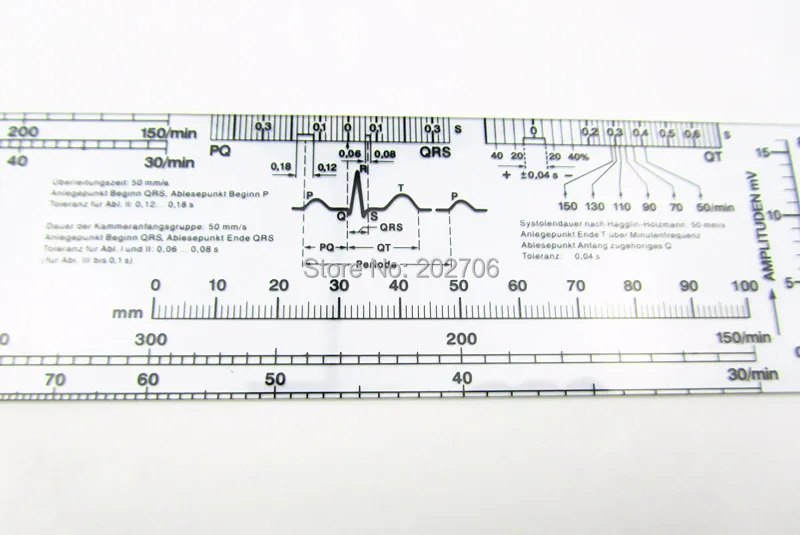 20 шт./лот 200 мм 8 дюймов ЭКГ линейка Гониометр стоковые товары самые дешевые