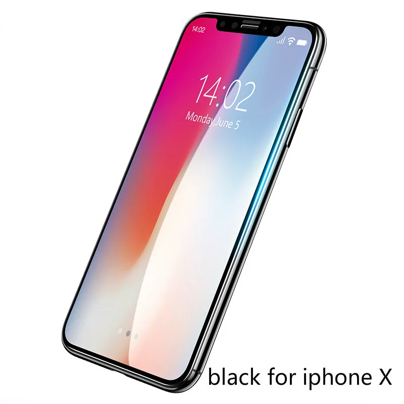 Высококачественная 5D Защитная пленка для экрана iphone 8 закаленное стекло 7 7Plus X |
