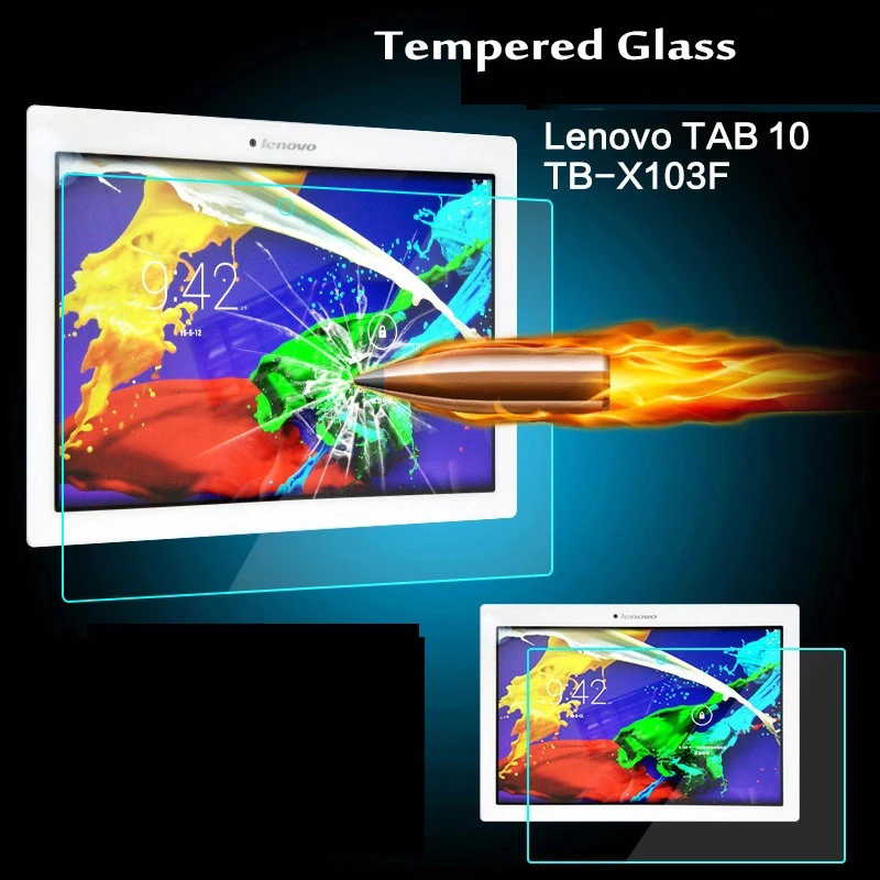 Защитное противоударное закаленное стекло для стола Lenovo MediaPad 4 Plus 10 дюймов