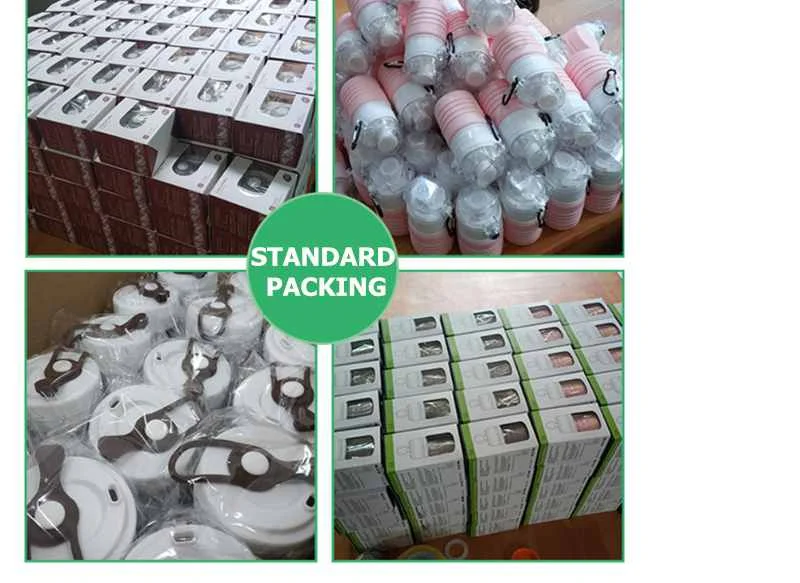400 мл Складная Питьевая чашка с крышкой BPA бесплатно/вода/кофе/чай для внутреннего и наружного чашка для кемпинга