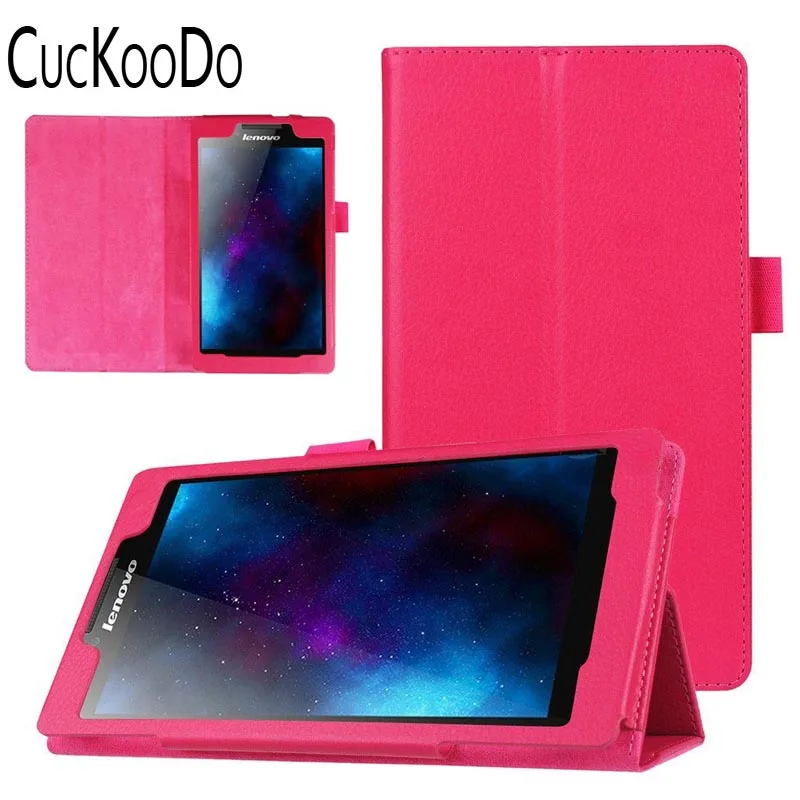 CucKooDo PU кожаный чехол книжка 2 Складная подставка с держателем стилуса для 7 &quotLenovo