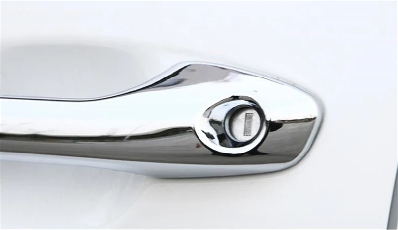 For Kia Rio 2017 2018 New Chrome Door Handle Catch Cover Trim Cap Car Styling Stickers Auto Accessories 4Pcs | Автомобили и